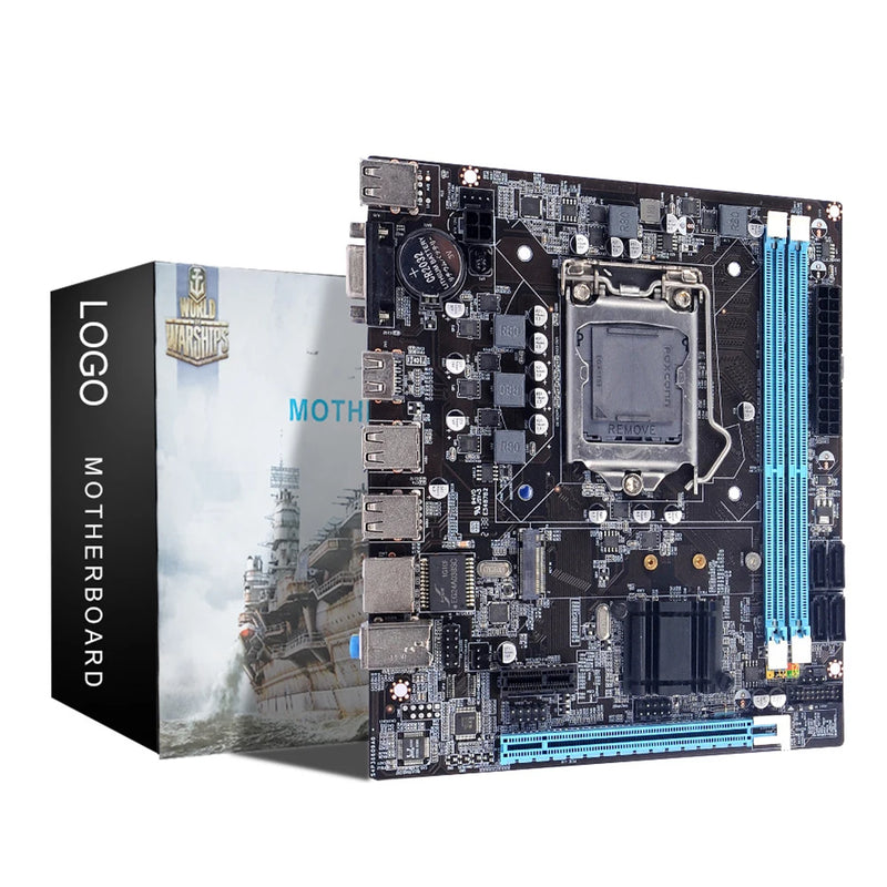 H61 Motherboards LGA 1155 DDR3 Memory 16GB M-ATX Desktop Mainbord For LGA1155 Socket Core i3 i5 i7 CPU HD VGA Main Board