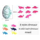 60PCS Soak in water to hatch dinosaur eggs, children's educational toys, birthday creative novelty science and education toys