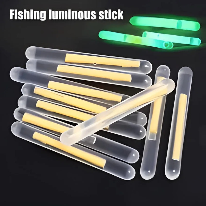 100pcs Fishing Float Light Stick Night Luminous Fireflies Fluorescent Fishing Rod Accessories Strong Attactant For Night Fishing