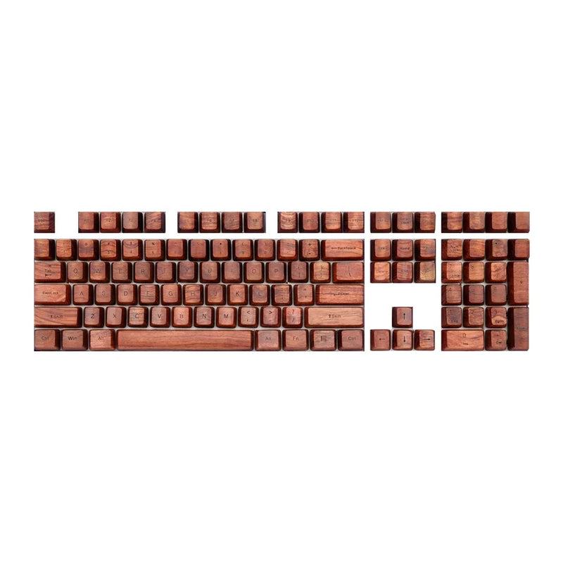 KPREPUBLIC LOOP 104 Wooden Keycaps Wood Keycap Walnut Rosewood Beech for GH60 Poker 60 87 tkl 104 ansi 108 XD87 BM80