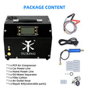 TUXING 4500psi PCP Air Compressor 300bar LCD Display Digital Control Compressor Built-in Power Adapter for Rifle Scuba Diving
