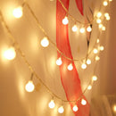 LED Snowflake Star Ball String Fairy Lights Garland Christmas Lights Decorations for Home Holiday Wedding Room Decor Waterproof
