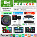 CarlinKit Android 13 LED AI Box Kabelloses CarPlay Kabelloses Android Auto Smart Car Multimedia Box Qualcomm Chip SD Erweiterbar auf 512GB