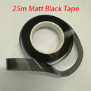 For LED Acrylic Strips Light Part Backlight Guide Car Ambient Lights Smoke Matt Black Tape Sticker Hidden Ambient Lighting Tape