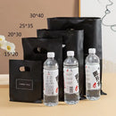 100PCS Gift Packaging Bags 6 Size Gratitude Handbags Thank you Plastic Shopping Tote Bags Wedding Birthday Bag Flat Pockets
