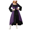 Halloween Plus Size Open Shoulder Elegant Party Dresses For Teens 2024 Lace Half Sleeve Gothic Dress Clothing Female