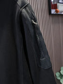 Loose Men's Hooded Sweatshirt Solid Black No Brand Cheap Simple Warm Male Hoodie Funny Overfit Sweat Shirt Tops High Quality Emo