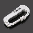 Multifunktionaler Outdoor Klappwerkzeug Karabiner Wander Camping Säge Messer Haken Schnalle Karabiner