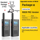 Retevis RB628 Walkie Talkie Rechargeable 1500mAh Portable Two-way Radios Large LCD Screen Emergency For Hunting Camping(2 Pcs)