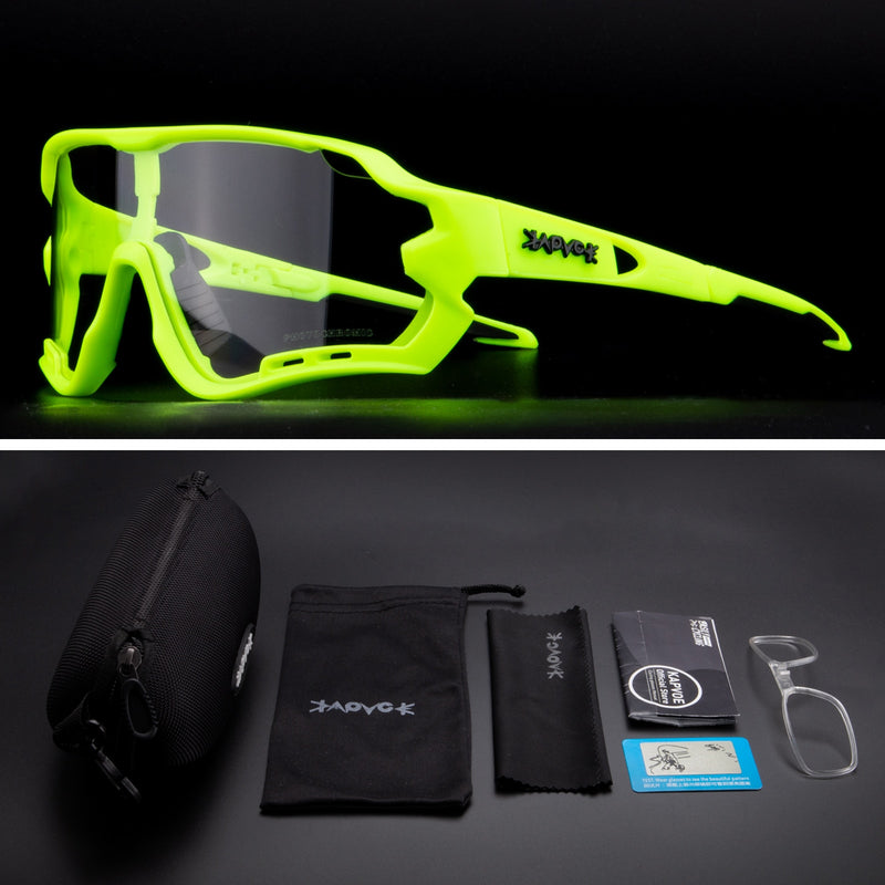 2022 NEW Brand Design Cycling Sunglasses Men Women Bike Bicycle glasses Photochromic Cycling Eyewear Gafas de bicicleta 1 Lens