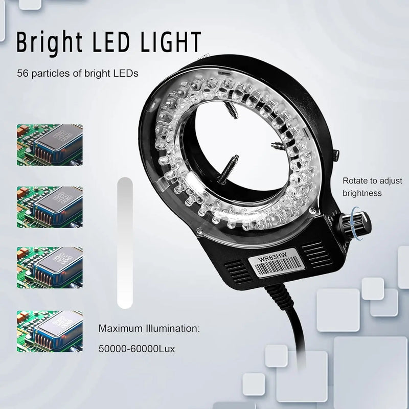 Yizhan Full HD Digital Mircoscope 4K 2K HDMI USB VGA Mircoscope C-Mount Digital Camera 1-150X Zooms For Repair Image Acquisition