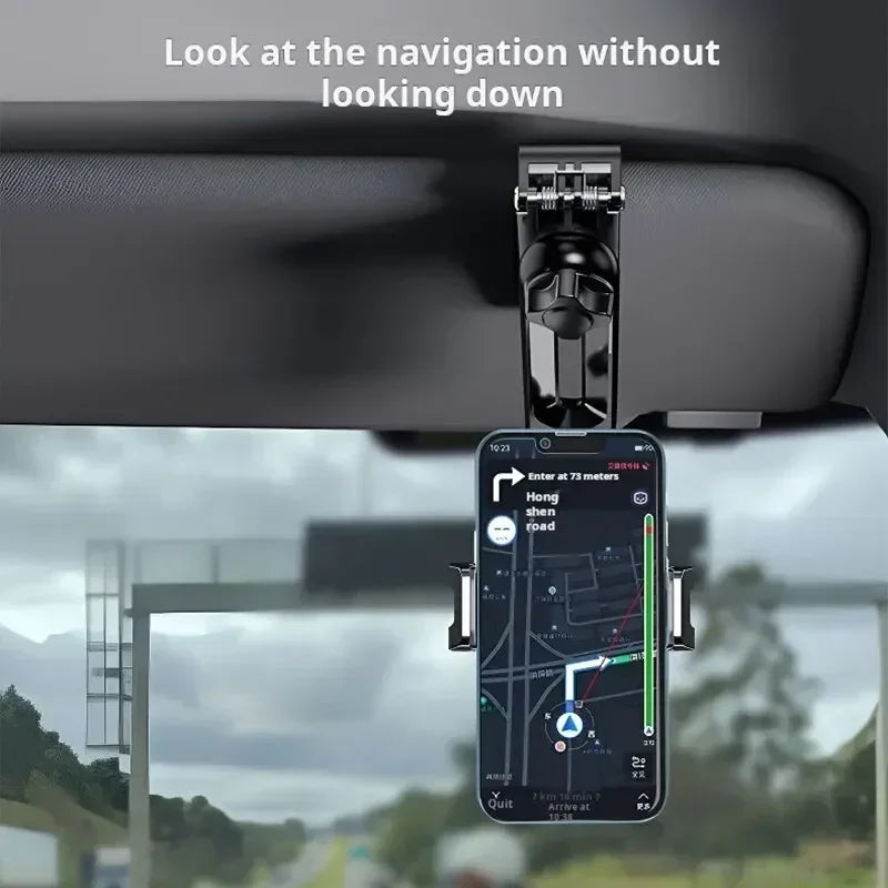 Car mobile phone holder sun visor car universal navigation holder direct view car multi-function holder