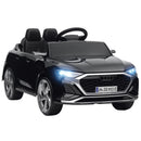Aiyaplay Electric Car for Children Audi Q8 Etron Sportback with License Remote Control Headlights Horn and Music Gray