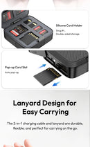Ulanzi CRC10 3-in-1 Card Reader Case CFA/SD/TF 13 Card Holders with USB3.2 Gen2 Interface High-Speed Data Transmission Chips