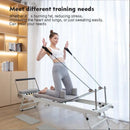 Pilates Reformer Fitnessgerät für Zuhause, klappbares Yogabett, Krafttrainingsgerät