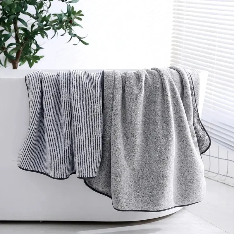 1PCS Thickened Bath Towels for The Body Microfiber Towel for Gym Sports Shower Robe for Spa Beath Home