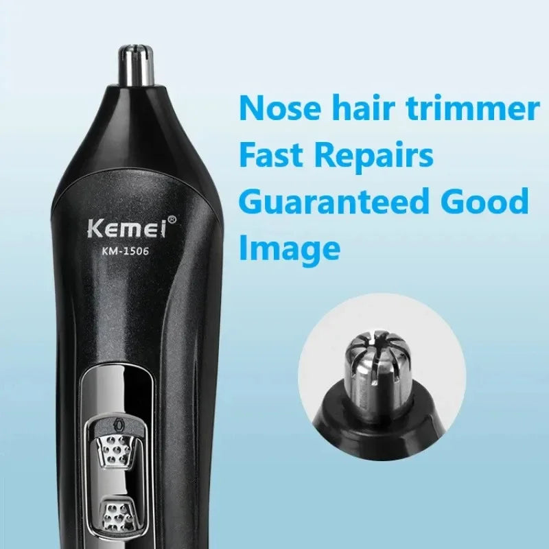 Kemei KM-1506 3 In 1 Electric Shaver USB Charging Hair Trimmer Electric Rechargeable Nose Professional Shaving Machine  trimmer