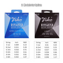 ZIKO DN-009  DN-010 Extra Light Guitar Strings for Electric Guitars Hexagonal Core Namo Coating Nickel Winding 6pcs Strings Set