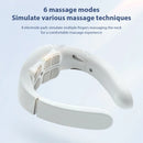 Nackenmassagegerät 15 Gänge 6 Modi Zervikaltherapie Massagestimulator 8-Kopf USB-Ladefunktion Vibrationsimpuls für Zuhause und Büro
