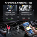 VDIAGTOOL BT600 Car Battery Tester with Printer Lithium Battery Alternator Tester 6-24V Auto Charging Cranking System Analyzer