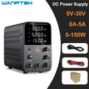 Wanptek Adjustable DC Power Supply 30V 10A 5A Lab Bench Power Source Stabilized Power Supply Voltage Regulator Switch 120V 60V5A