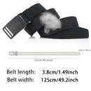 Men's Belt Magnetic Quick Release Buckle Tactical Belt Nylon Webbing Multifunctional Outdoor Work Belt Casual Sports Canvas Belt