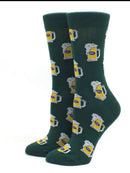CHAOZHU Men's Funny Socks Cartoon Beer Business Fashion Crew Socks Xmas Father's Day Birthday Gift Casual Socks