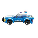 DIY Building Block Police Car Toy Set Creative Educational Patrol Vehicle  for Kids Fun Assembly Puzzle Playset