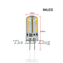 free shipping 3w 9w 12w G4 led SMD3014 24 48 64LEDS DC AC 12V 220V Spotlight Led lamp Light Downlight Led Bulbs Warm/Cool White