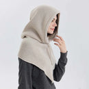 The Arctic Mantle | Hand-Knitted Winter Balaclava with Merino-Blend Insulation