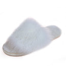 Winter New House Women Furry Slippers Warm Faux Fur Flat Bedroom Ladies Shoes Slip-on Indoor Slides Women Fur Slippers