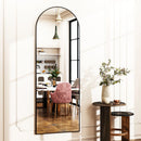 59x16 64x21 71x26 Black Arched Full-Length Mirror Free Standing Full Body Floor Mirror for Home Decor And Styling