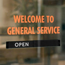 The Threshold | Aluminum-Alloy Open Closed Storefront Sign with Slider