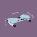 Multifunctional Fitness Tool Standing Abdomen Exercise Board with Pull Rope Foot Massage Fitness Board Twister Board for Home