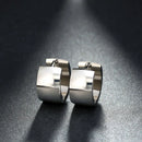 ZORCVENS Rose Gold Color Stainless Steel Hoop Earrings for Women Small Simple Round Circle Huggies Ear Rings Accessories