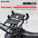 GUB Bike Cellphone Holder Aluminum Alloy Bike Mobile Phone Holder Bracket Adjustable Centered Installation Cycling Accessories