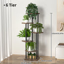 Pflanzenständer Ständer für Blumen Eisen 6/7/8 Ebenen Pflanzenregal Pflanzenorganizer Aufbewahrung Pflanzenhalter Display-Ständer Gartendekoration