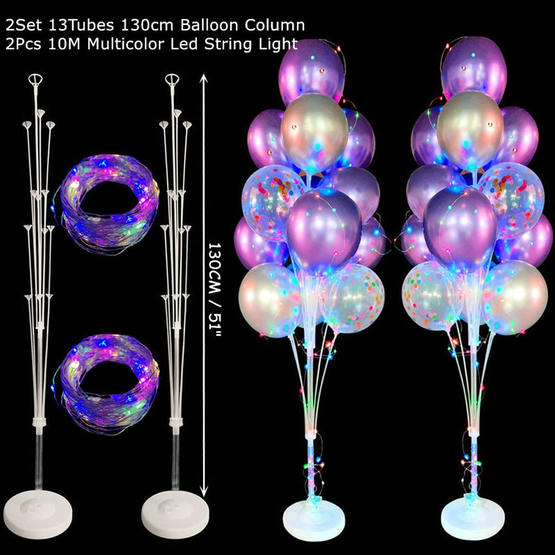 Birthday Party Balloon Stand Column Balloon Garland Wedding Birthday Party Decorations Adult Kids Balloon Box Ballon Accessories