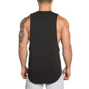 Brand Gym Clothing Fitness Men's Tank Tops Bodybuilding Stringer Summer Breathable Workout Singlets Cotton Sleeveless T Shirt