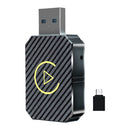 2025 New Wireless Carplay Android Auto Adapter 2 in 1 Smart AI Box Plug&Play Car Dongle BT WiFi for Wired CarPlay/Andriod Auto