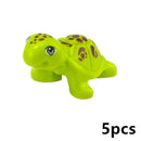 Figures Animal Building Block MOC City Goat Sheep Eagle Owl Panda Parrot Seagull Penguin Zoo Fram Accessories Bricks Toy Gift