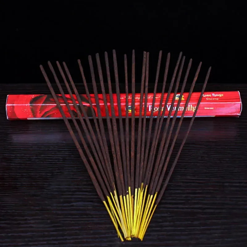 20 Sticks Original GR Sandalwood Incense Stick Household Bedroom Lavender Palo Santo Jazmin Rose Indian Aroma Sticks Fragrance