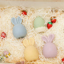 Nicole Bunny Eared Easter Egg Silicone Candle Mold Handmade Rabbit Easter Egg Chocolate Mould for DIY Candle Making Home Decor