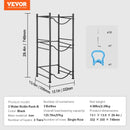 SucceBuy 3/4/5 Tiers Water Jug Holder Iron Water Bottle Holder Double/Single Row Easy Installation for Kitchen Office Livingroom
