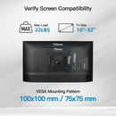 Full Motion Corner TV  Bracket  Wall Mount 10-32 In tv Monitor Holder  Swivel Tilts Adjustable Universal TV stand VESA 100x100mm