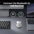 UGREEN Wireless Mouse Bluetooth 5.0 Ergonomic 4000 DPI 6 Mute Buttons For MacBook Computer Tablet Laptop PC 2.4G Wireless Mice