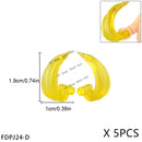 5PCS Cartoon Special Effects Pieces Arm Fist Wind Lightning Leg Flames Weapons Accessories Assemble Scene Bricks Kids for Toys