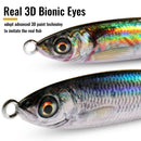 Metall-Jig-Köder 20g 30g 40g Spinner 3D Augen Popper Sinking Pencil Spinnfischen Angelzubehör Haken Swimbait Pesca Spinnerbait Köder