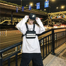 Men's Waterproof Chest Rig Bag Casual Wear resistant Oxford Unisex Vest Bag Large Capacity Male Fanny Pack