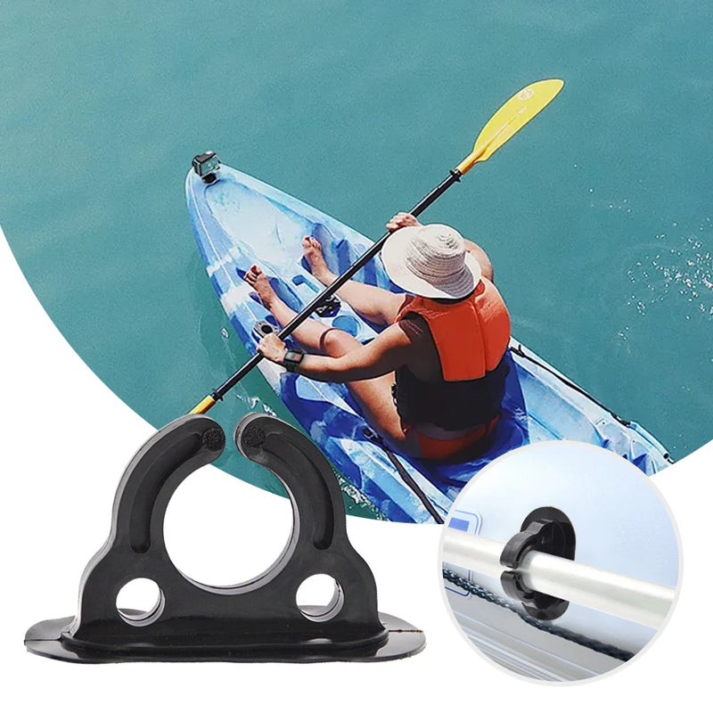 2/4 Pcs Paddle Storage Holder Plastic Rubber Boat Paddle Holder Clips Oar Keeper for Kayaks Canoes Rowing Boats Inflatable Boat